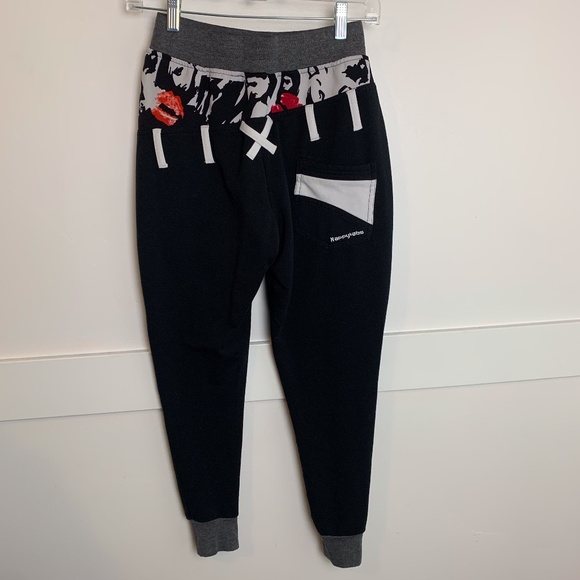 Nappytabs Black Colorblock Looped Sweatpants - Picture 2 of 9